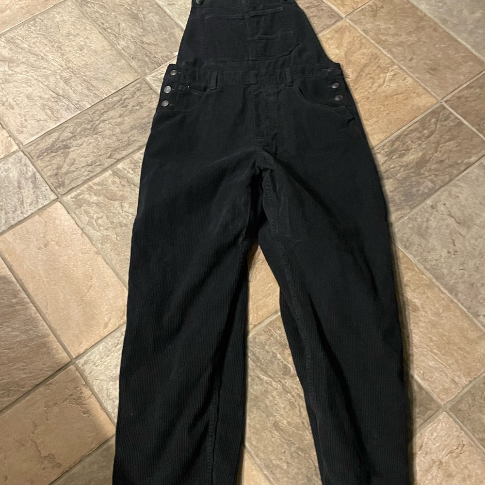 We The Free Black Corduroy Jumpsuit